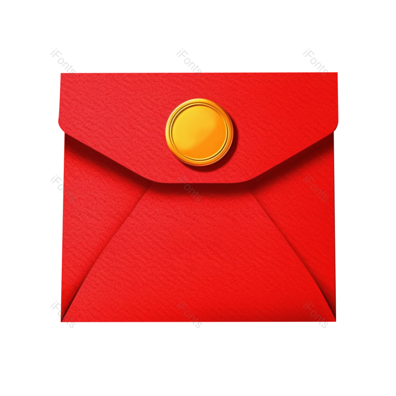 618图片,喜庆元素,简约PNG,红包免抠素材